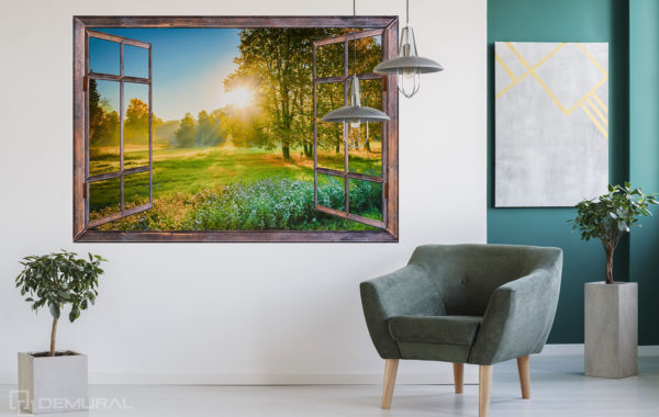 Fototapeta výhled z okna - Demural