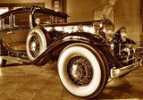 Elegance starého klasického automobilu
