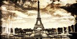 Večerní Paris s atmosférou minulosti
