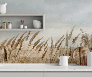 akvarelove travy v podzimnim svetle fototapety krajin fototapety demural