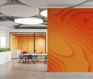 energeticka abstrakce v oranzovych tonech fototapety abstraktni fototapety demural
