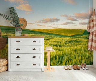 slunecne kopce za soumraku fototapety krajin fototapety demural