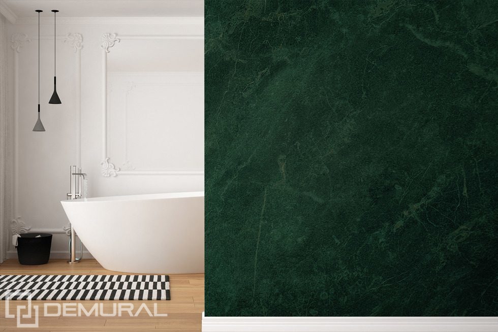 Hluboká zeleň přírodního kamene Fototapety Abstraktní Fototapety Demural