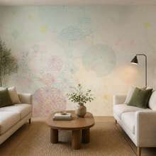 Stylova-hra-pastelovych-geometrickych-tvaru-fototapety-do-obyvaciho-pokoje-fototapety-demural