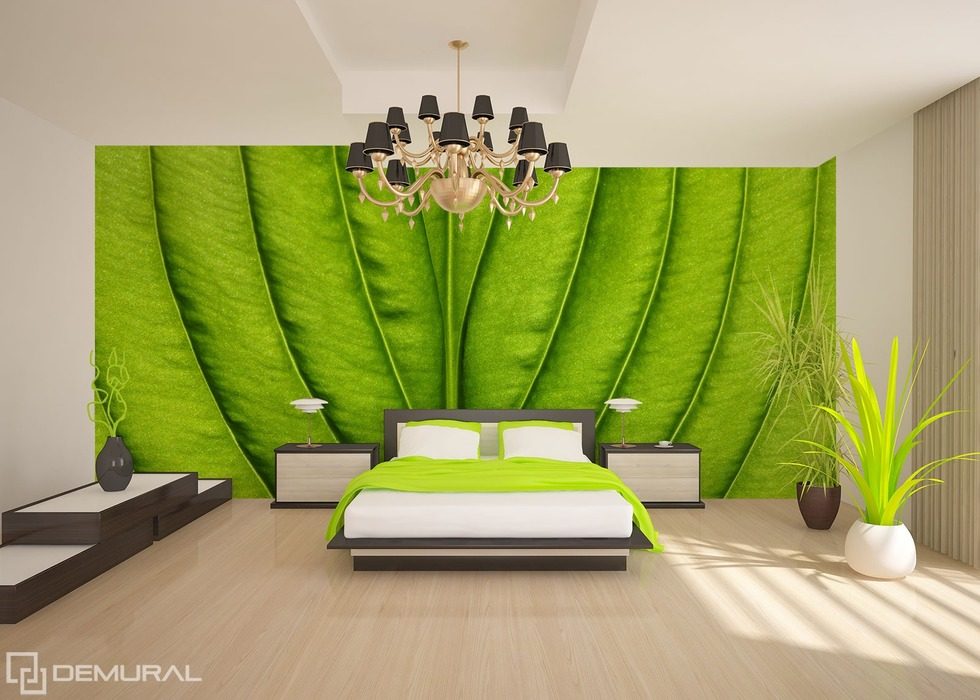 Zelená se - i má stěna Fototapety Textury Fototapety Demural