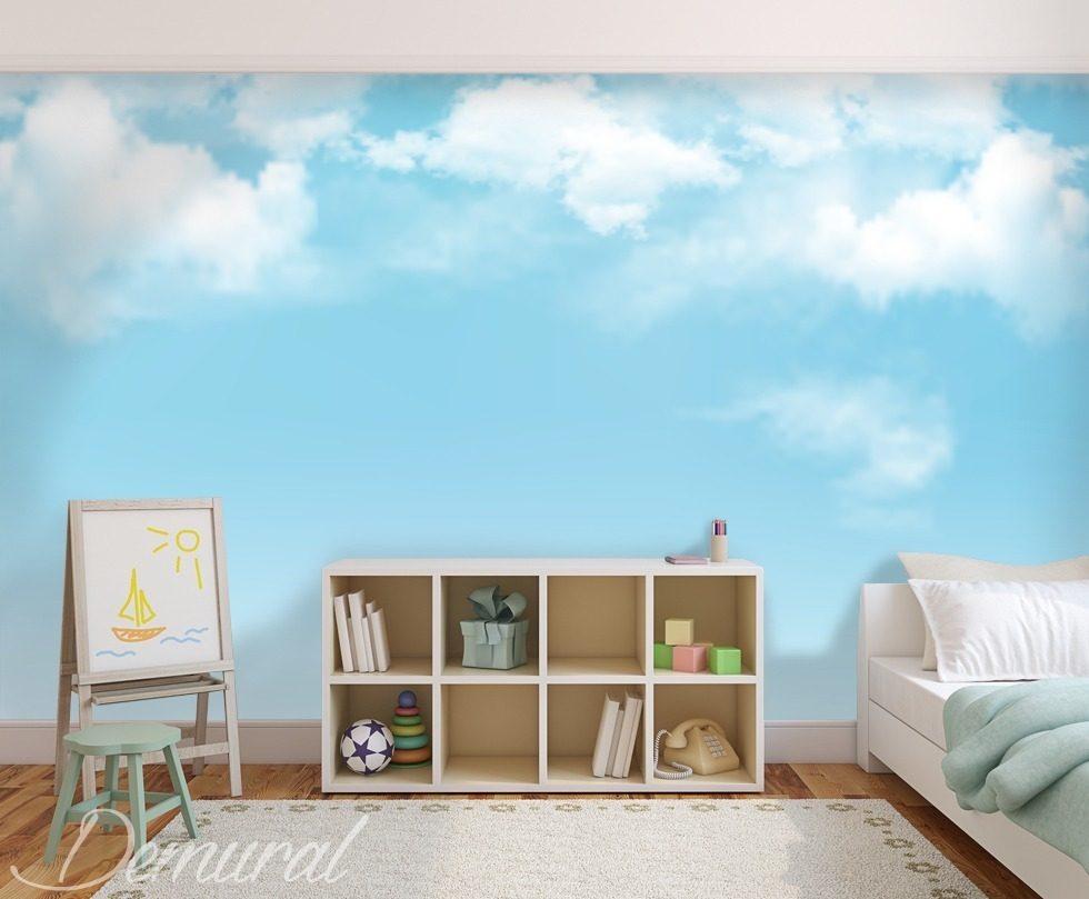 Houpání v oblacích Fototapety do chlapeckého pokoje Fototapety Demural